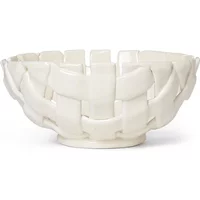 Ferm Living Ferm Living - Plait Schale, Ø 24 cm, off-white
