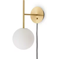 Audo Copenhagen Audo - TR Bulb Wandleuchte, Messing gebürstet