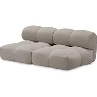 OUT Objekte unserer Tage OUT Objekte unserer Tage - Sander 02 2.5-Sitzer Sofa, steingrau (Berlin 801 by OUT)