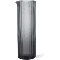 Ferm Living Ferm Living - Ripple Wasserkaraffe, 1,1 l, smoked grey