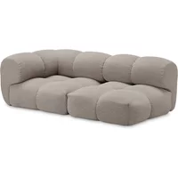 OUT Objekte unserer Tage OUT Objekte unserer Tage - Sander 03 Links 2.5-Sitzer Sofa, steingrau (Berlin 801 by OUT)