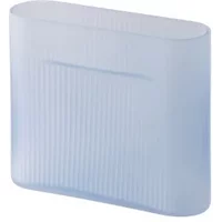 Muuto Muuto - Ridge Vase, H 16,5 cm, Glas, hellblau
