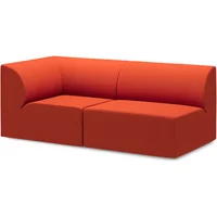 OUT Objekte unserer Tage OUT Objekte unserer Tage - Weber 01 2.5-Sitzer Sofa, reinorange (Vidar 4 0542 by Kvadrat)