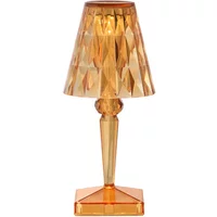 Kartell Kartell - Battery Akku-Tischleuchte H 30 cm, pastellorange
