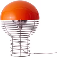 Verpan Verpan - Wire Tischleuchte Ø 40 cm, Chrom / orange