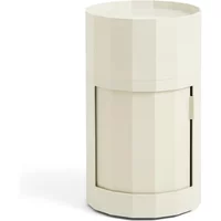 Hay HAY - Facet Cabinet mit Füßen und Rollen, hoch, eggshell