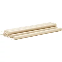 Stoff Nagel STOFF Nagel - Paraffin-Kerzen, creme (8er-Set)