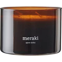 Meraki Meraki - Duftkerze, Ø 10 cm, Warm tonka