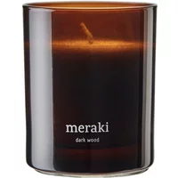 Meraki Meraki - Duftkerze, Ø 8 cm, Dark wood