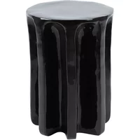 Pulpo Pulpo - Chouchou Hocker / Beistelltisch, rund, Ø 39 x H 57 cm, schwarz