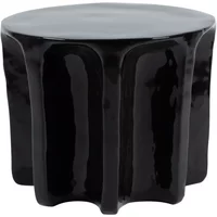 Pulpo Pulpo - Chouchou Hocker / Beistelltisch, rund, Ø 55 x H 45 cm, schwarz
