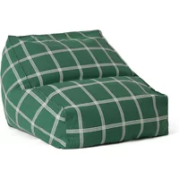 Nobodinoz Nobodinoz - Vibes Sitzsack, L 74 x H 40 cm, grün / weiß
