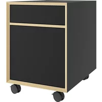 Müller Small Living Müller Small Living - Bridge Container, Türanschlag links, schwarz matt