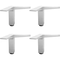 Müller Small Living Müller Small Living - Vertiko Füße, höhenverstellbar, silber (4er Set)