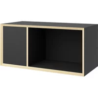 Müller Small Living Müller Small Living - Vertiko Sixteen Regalelement, Tür links, schwarz matt