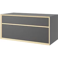 Müller Small Living Müller Small Living - Vertiko Fifteen Regalelement mit Schubladen, anthrazit