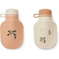 LIEWOOD LIEWOOD - Lizzie Smoothieflasche inkl. Löffel, Seashell, peach(2er-Set)