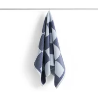 Hay HAY - Check Handtuch, 50 x 90 cm, steel blue