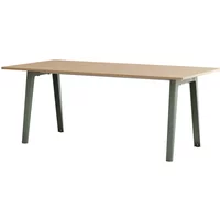 TipToe TipToe - NEW MODERN Esstisch 95 x 190 cm, Eiche / eucalyptus grey