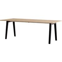 TipToe TipToe - NEW MODERN Esstisch 95 x 220 cm, Eiche / graphite black