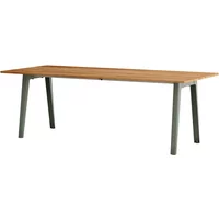 TipToe TipToe - NEW MODERN Esstisch 95 x 220 cm, recyceltes Altholz / eucalyptus grey