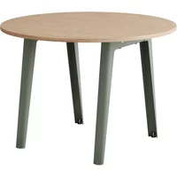 TipToe TipToe - NEW MODERN Esstisch Ø 110 cm, Eiche / eucalyptus grey