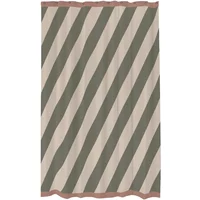 Mette Ditmer Mette Ditmer - Diagonal Duschvorhang, 150 x 200 cm, dark olive