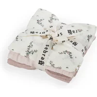 Sebra Sebra - Spucktücher, powder blossom / rose (3er-Set)