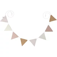 Sebra Sebra - Wimpel-Girlande, doppelseitig, L 250 cm, birchbark rose