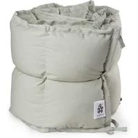 Sebra Sebra - Baby-Bettnestchen, halbe Länge, abgesteppt / mist green