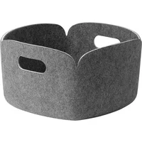 Muuto Muuto - Restore Aufbewahrungskorb 28 x 28 cm, grau melange