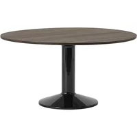 Muuto Muuto - Midst Esstisch, Ø 140 cm, Eiche dunkel geölt / schwarz