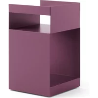 &Tradition &Tradition - Rotate Beistelltisch SC73, 59 x 35 cm, Stahl, dark plum