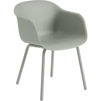 Muuto Muuto - Fiber Outdoor Armlehnstuhl, dusty green