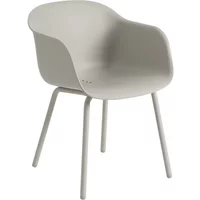 Muuto Muuto - Fiber Outdoor Armlehnstuhl, grau