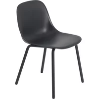 Muuto Muuto - Fiber Outdoor Stuhl, anthrazit schwarz