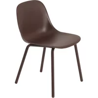 Muuto Muuto - Fiber Outdoor Stuhl, braun rot