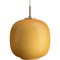 Louis Poulsen Louis Poulsen - VL45 Radiohus Pendelleuchte, Ø 25 cm, Messing / glossy amber