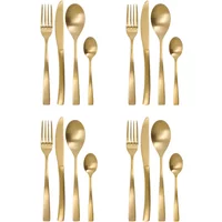 House Doctor House Doctor - Golden Besteck-Set, gold-finish (16-tlg.)