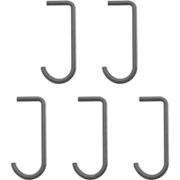 String Furniture String - Haken für Metallboden, dunkelgrau (5er-Set)