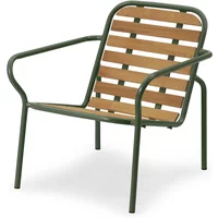 Normann Copenhagen Normann Copenhagen - Vig Outdoor Lounge Chair, Robinie natur / dunkelgrün