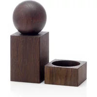 applicata applicata - Twist Salz- und Pfeffer-Set, Eiche geräuchert