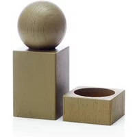 applicata applicata - Twist Salz- und Pfeffer-Set, Eiche olivgrün gebeizt