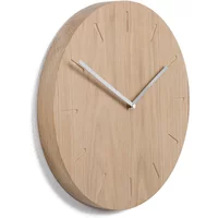 applicata applicata - Watch:Out Wanduhr, Eiche natur / Stahl