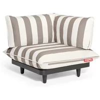 Fatboy Fatboy - Paletti Outdoor-Sofa, Eckmodul, weiß / kakao gestreift