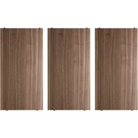 String Furniture String - Regalboden 58 x 30 cm (3er-Pack), Walnuss