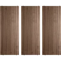 String Furniture String - Regalboden 78 x 30 cm (3er-Pack), Walnuss