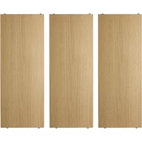 String Furniture String - Regalboden 78 x 30 cm (3er-Pack), Eiche