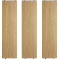 String Furniture String - Regalboden 78 x 20 cm (3er-Pack), Eiche