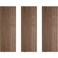 String Furniture String - Regalboden 58 x 20 cm (3er-Pack), Walnuss